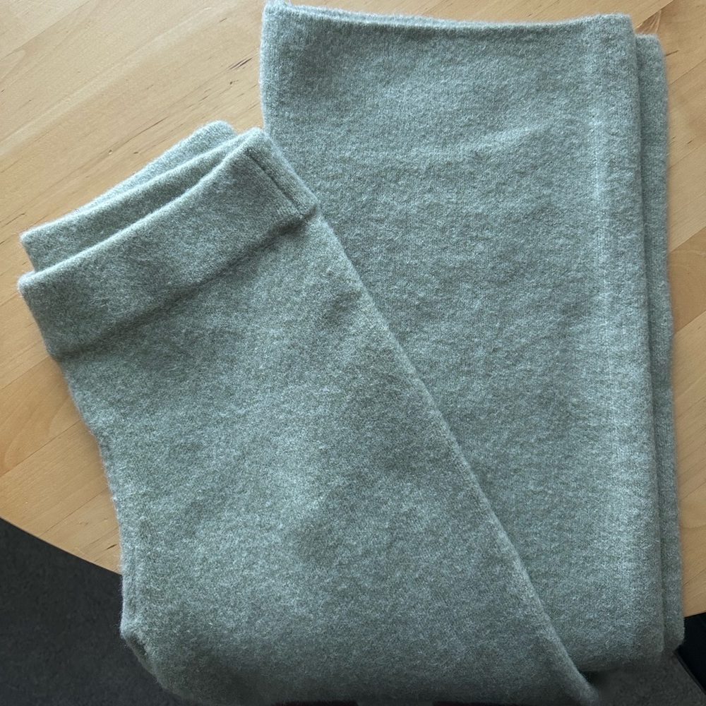 Wide Leg Knit Sweater Pants